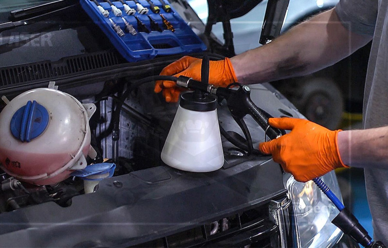 Diesel üzemanyag légtelenítő levegős komplett vákuum leszívó készlet