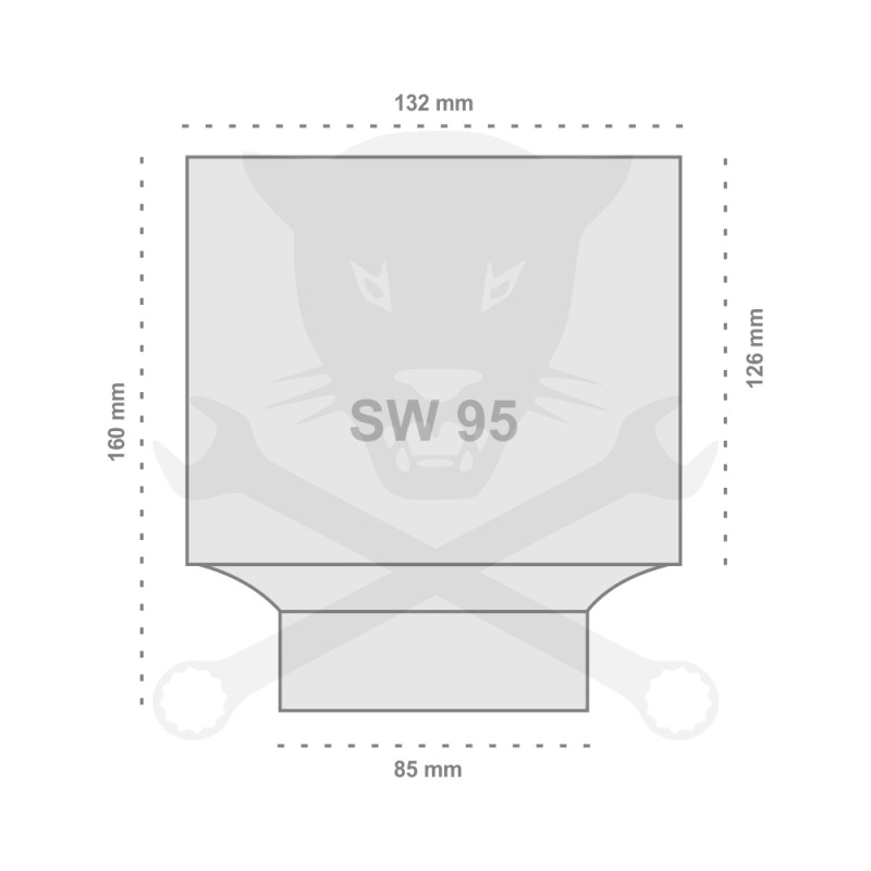 Légkulcsfej 1" 6 l.h. 95-ös Genius