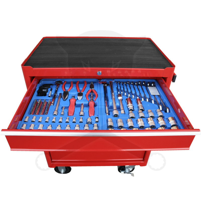 Szerszámos kocsi felszerelt 2. 126 db-os