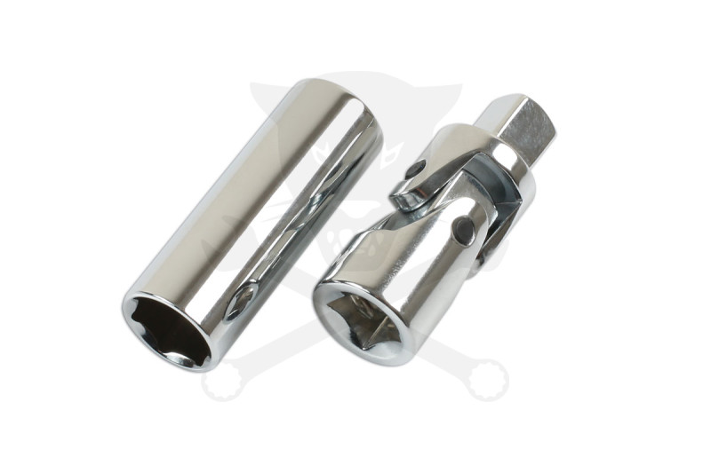 Dugókulcs és adapter készlet 10 mm univ. 1/4" - 3/8" -AT18