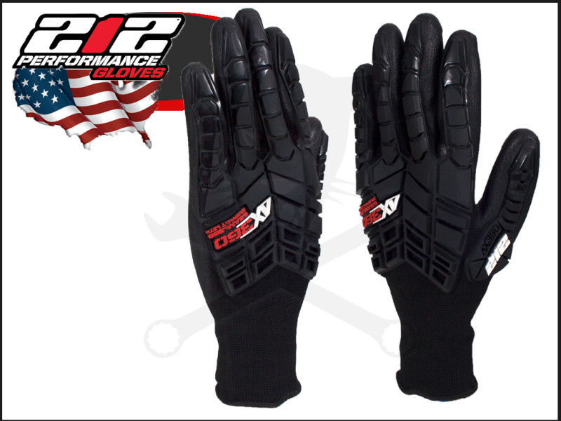 Kesztyű Hubitools szerelőkesztyű IMPACT LITE - USA extra ütésálló L-es