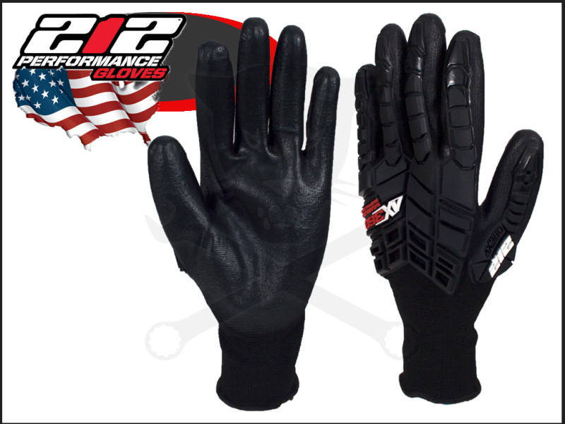 Kesztyű Hubitools szerelőkesztyű IMPACT LITE - USA extra ütésálló L-es