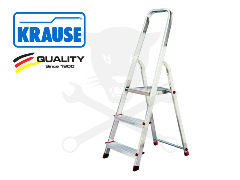 Alu lépcsőfokos állólétra 1x 3 Fokos - CORDA-