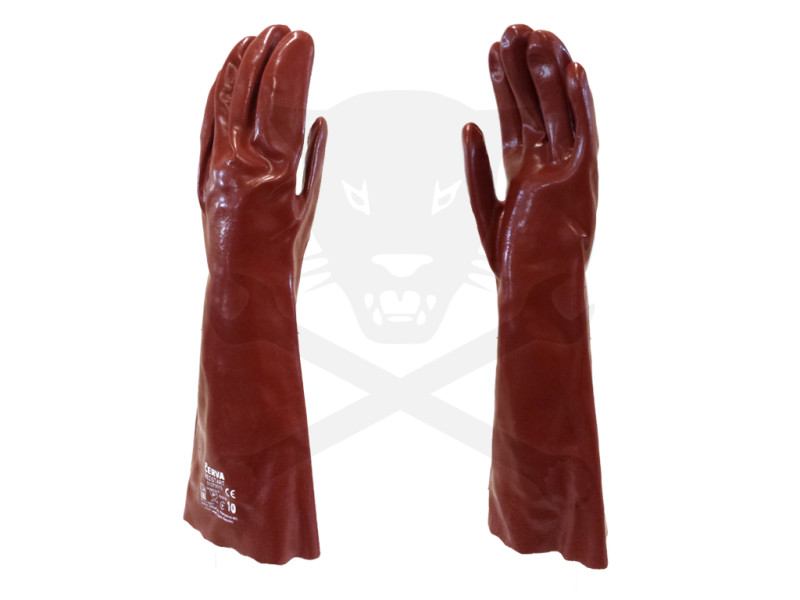 Alkatrészmosó Kesztyű mártott PVC - 45cm Redstart - 10-es XL