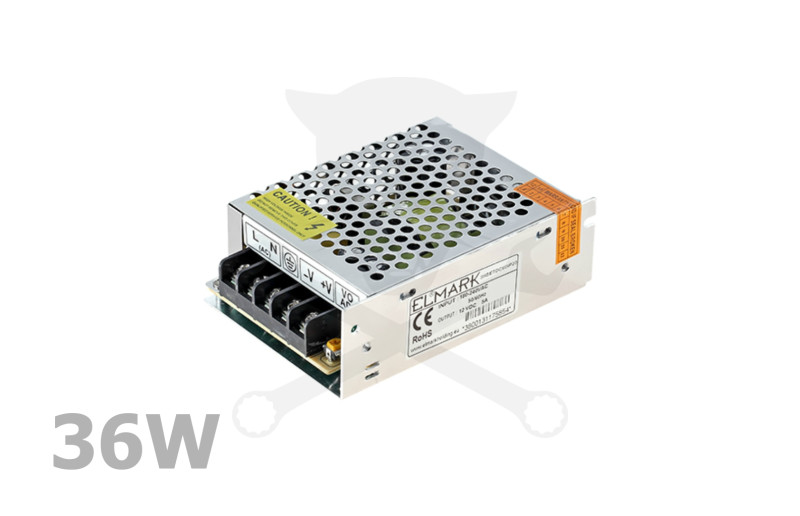 Tápegység LED szalaghoz 12V - 036W - ELMARK