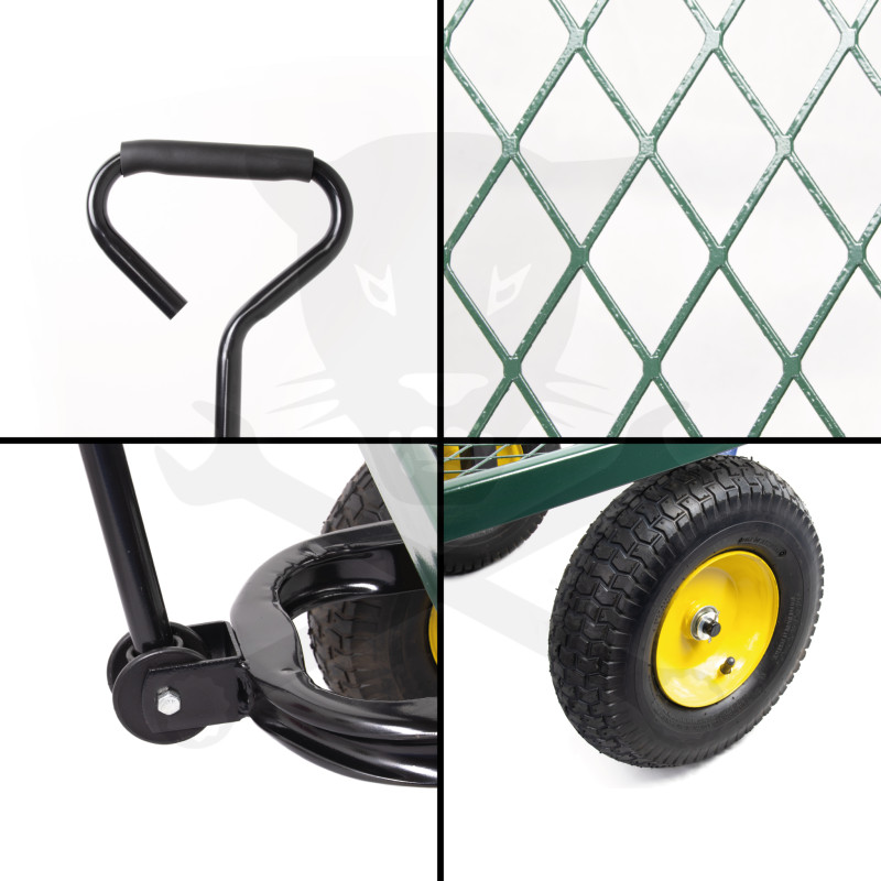 Kézikocsi 350 kg terhelhetőségű