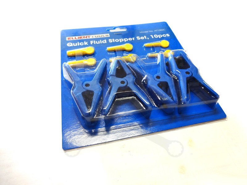 Fékolaj cső - üzemanyag cső elzáró csipesz készlet 4+6 db-os