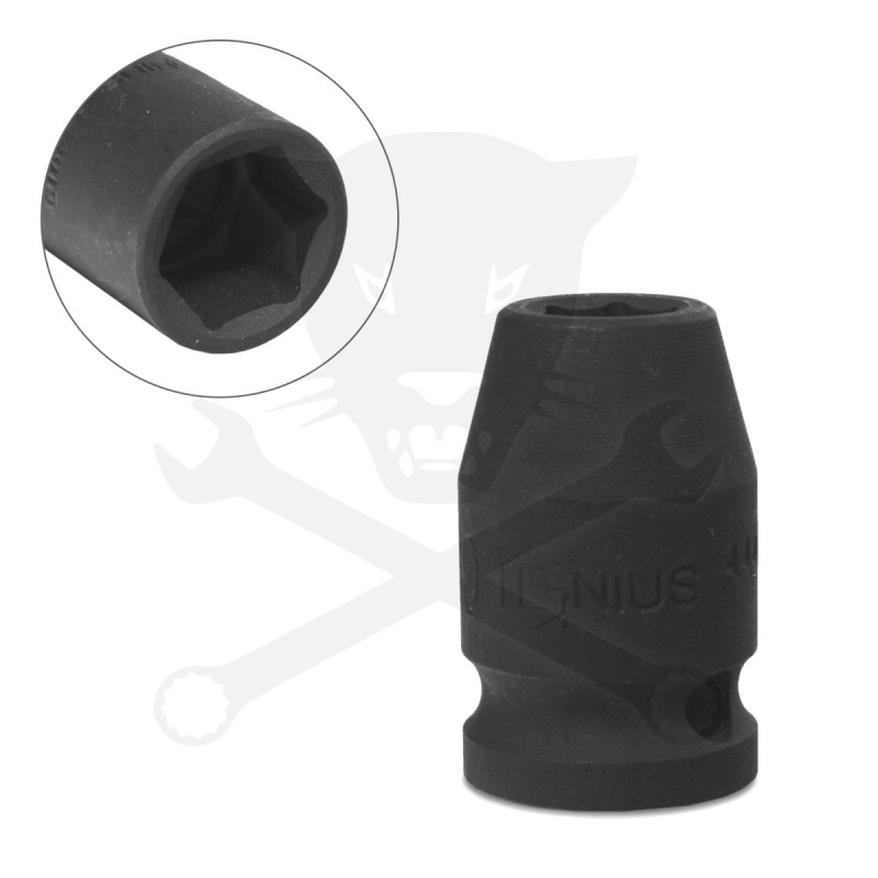 Légkulcsfej 1/2" 6 l.n. 11-es Genius