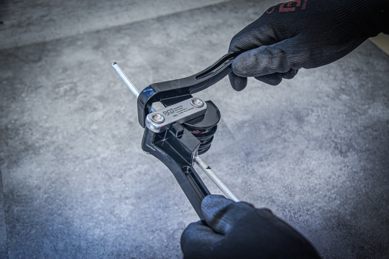 Csőhajlító fogó, kétkezes 6- 8-10 mm alu-rézcsövekhez - BGS