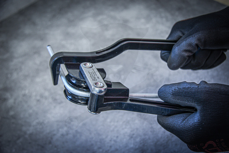 Csőhajlító fogó, kétkezes 6- 8-10 mm alu-rézcsövekhez - BGS