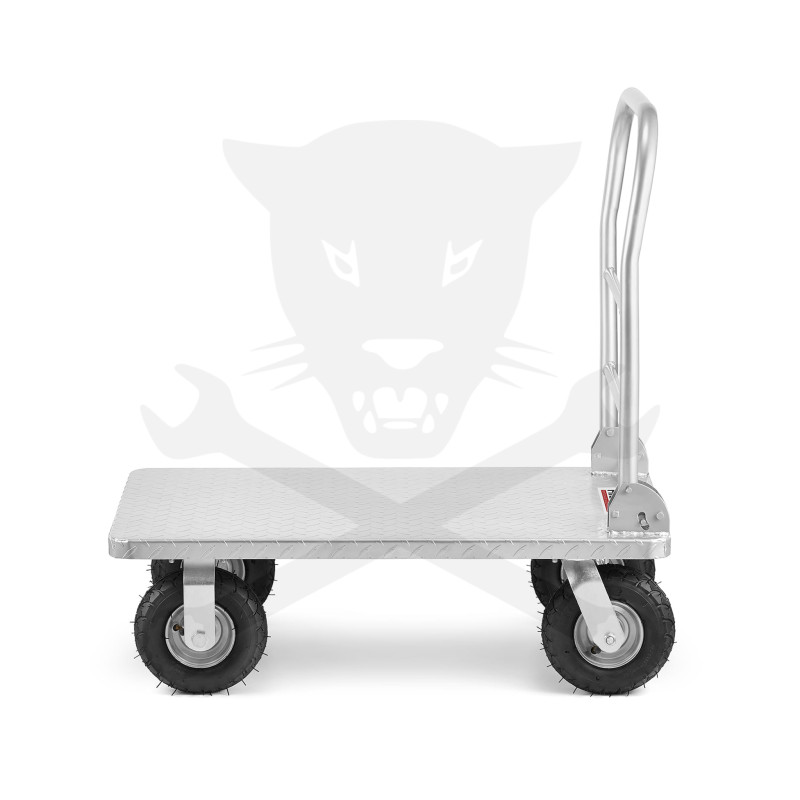 Kézikocsi 500 kg terhelhetőség -összecsukható- Nagy kerekű -HEAVY DUTY