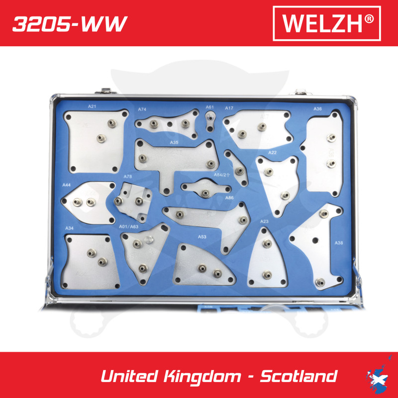 ATF váltó feltöltő csatlakozó adapter készlet 116 db-os - Welzh