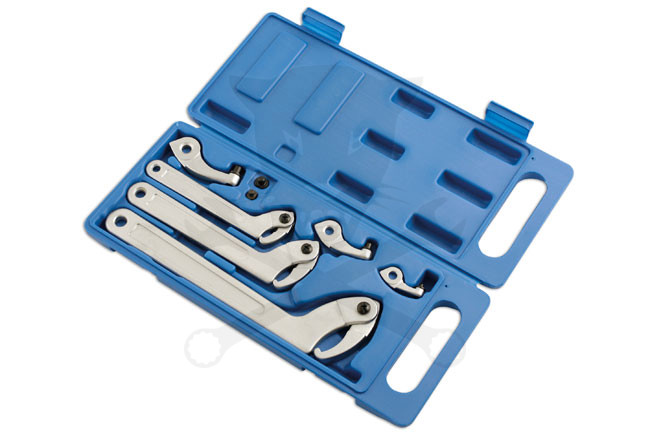 Körmöskulcs, orros készlet - cserélhető csapos és orros 11 db-os LASER