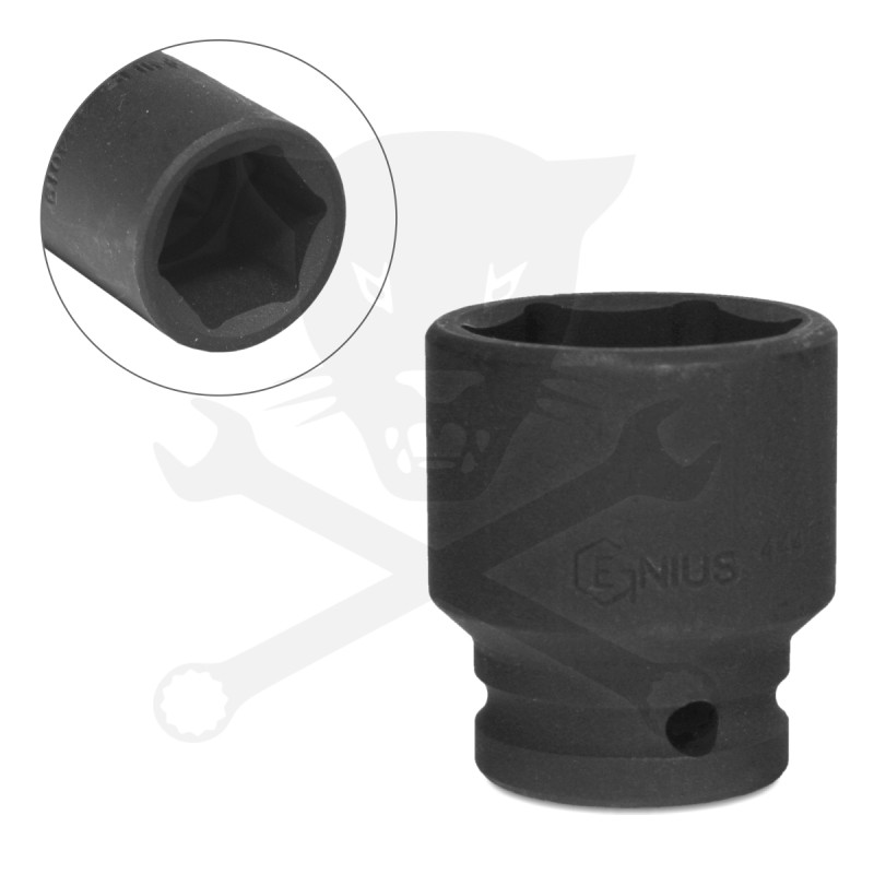 Légkulcsfej 1/2" 6 l.n. 36-os Genius