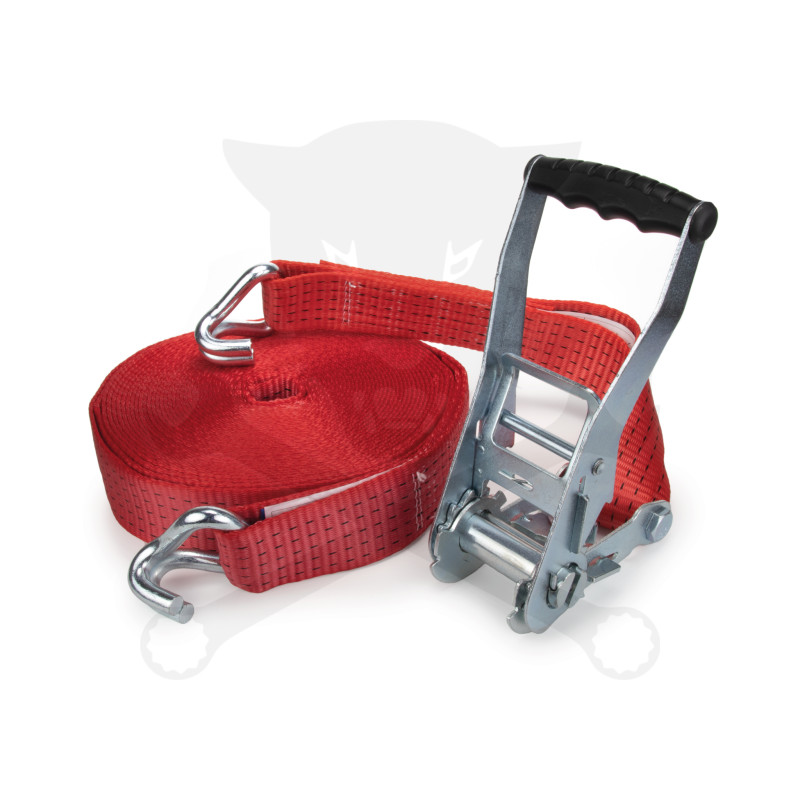 Rakományrögzítő heveder, spanifer - kampós - 5 tonna / 8 méter