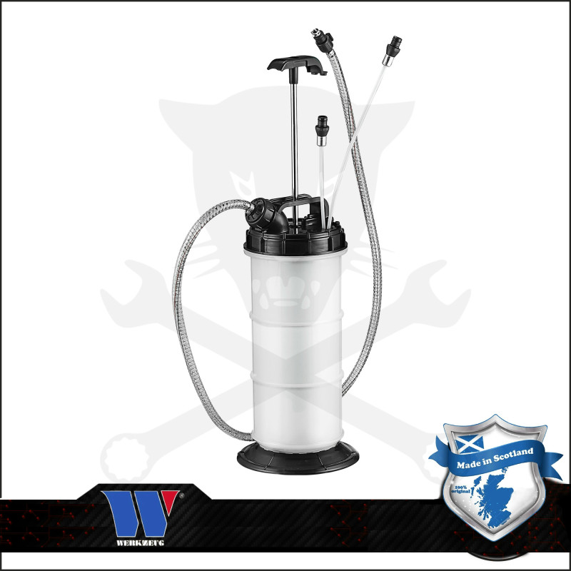 Olajleszívó 6,0 literes vákuumos -üzemanyaghoz is- kézi pumpás Welzh