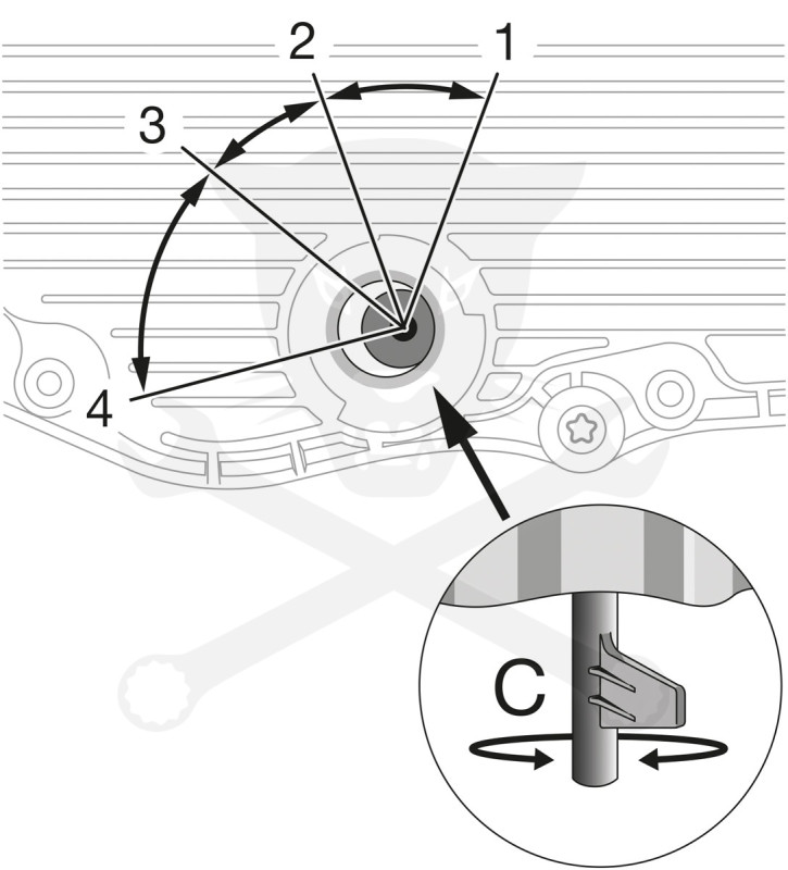 Olajleeresztő kulcs készlet Mercedes 9G Tronic 725 váltó szereléshez