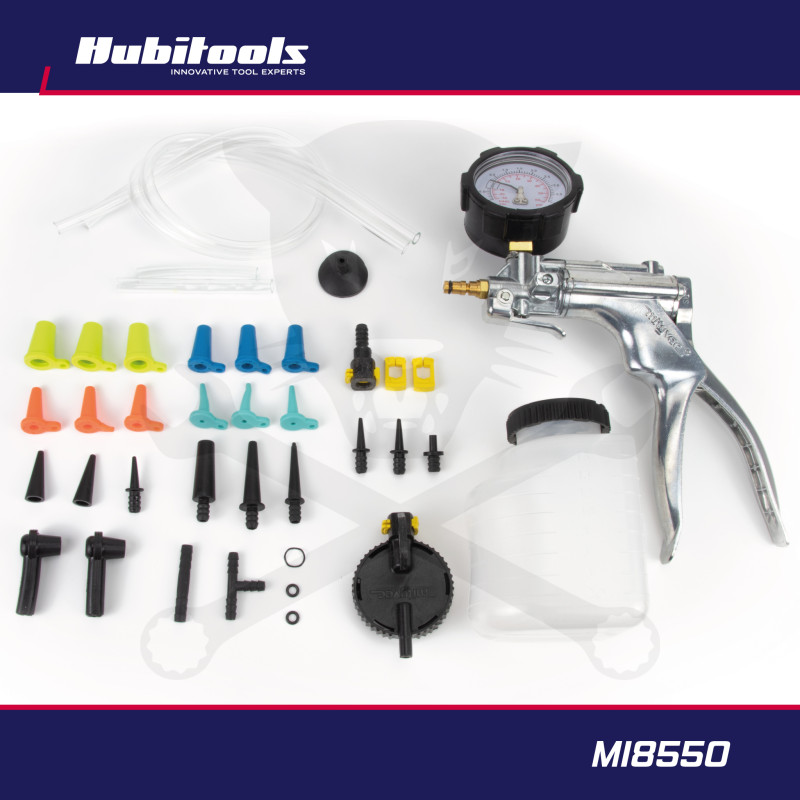 Vákuum- és nyomáspumpa készlet - fém - profi - forgatható óra MITYVAC-USA