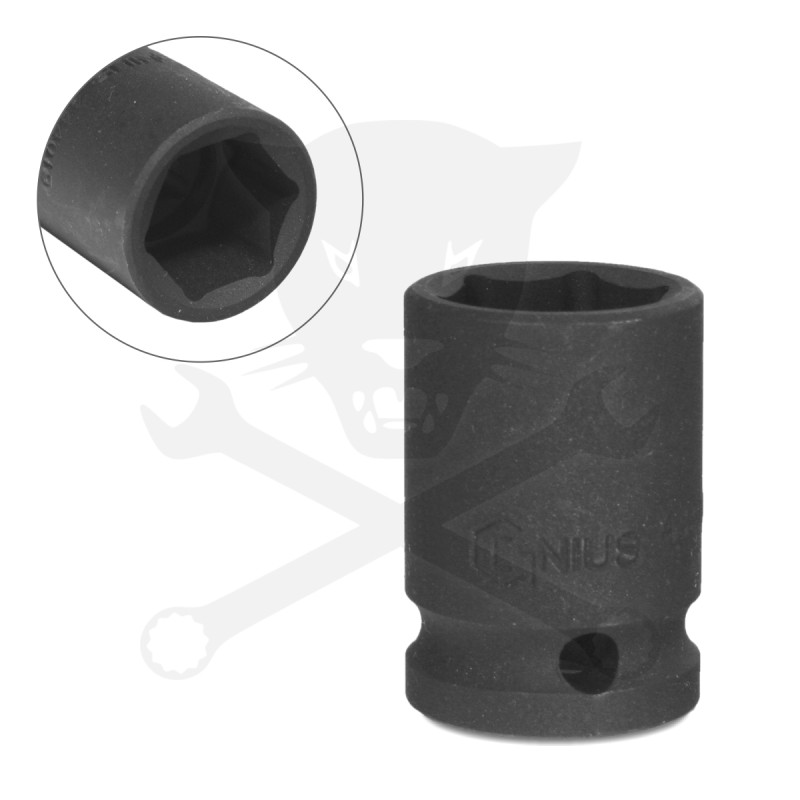 Légkulcsfej 1/2" 6 l.n. 22-es Genius