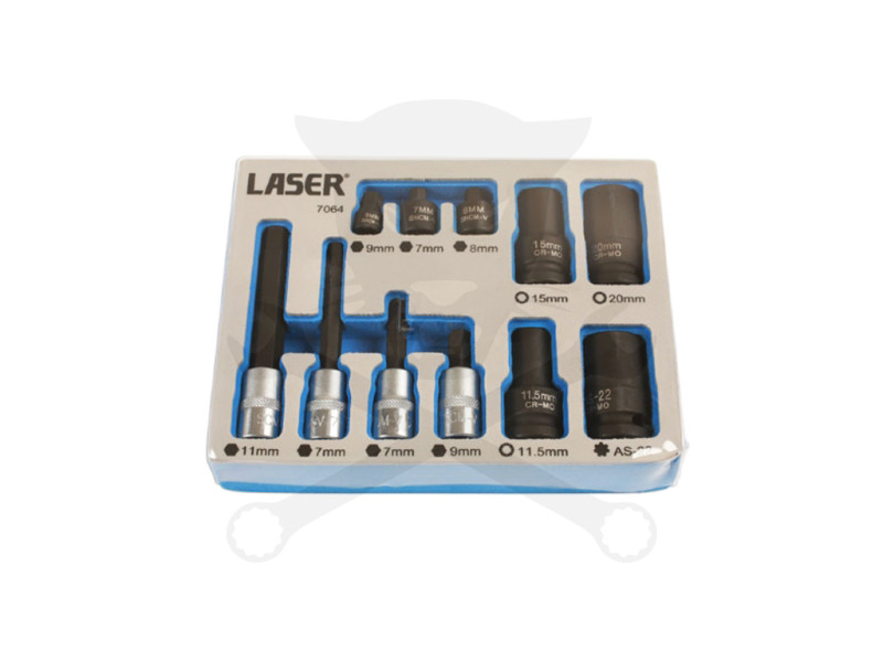 Féknyeregkulcs készlet 11 db-os német gépjárművekhez - speciális méretek