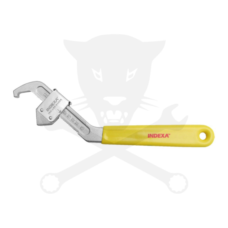 Körmöskulcs, orros, állítható 35-105 mm - Univerzális - Indexa (IND-140-8100K)