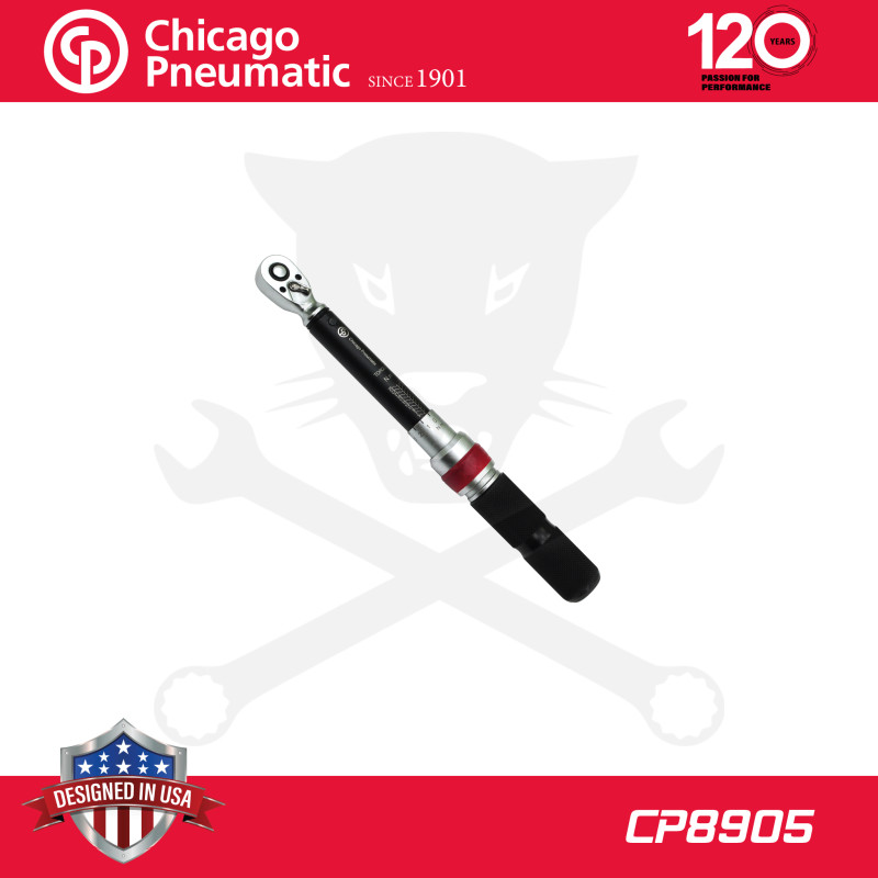Nyomatékkulcs 5-25 Nm 1/4" - kalibrálva - Chicago (CP8905)