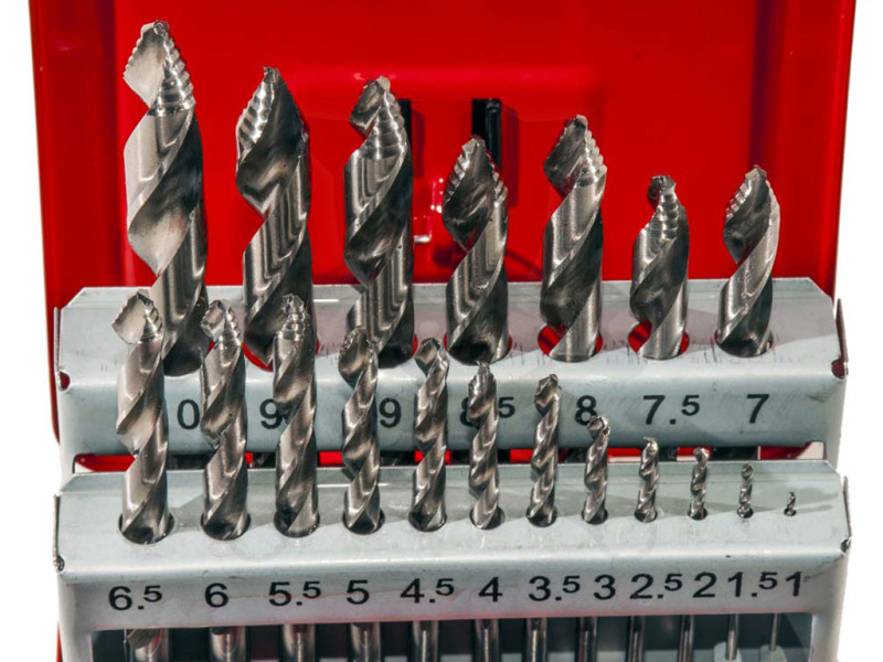 Csigafúró készlet - Hyper-Step 1.0 - 10.0 mm HSS 19 db-os - Astro