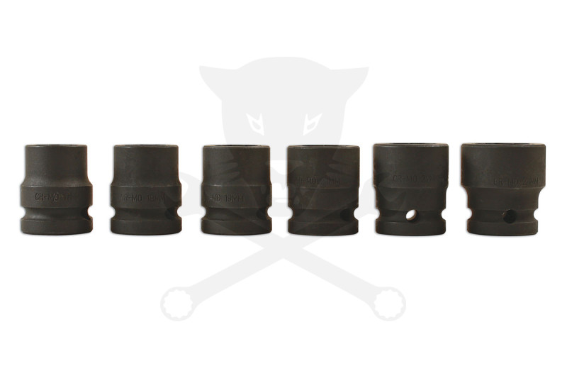 Csavarkiszedő készlet - sérült fejű csavarokhoz 6 db-os 17-24 mm 1/2"