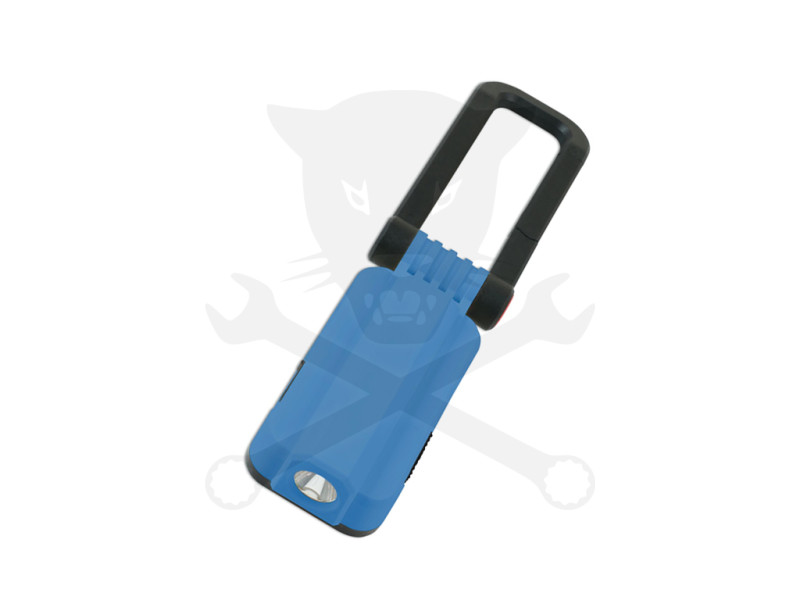 Szerelőlámpa - LED 02 COB akkus - USB - IPX5 összecsukható - Laser