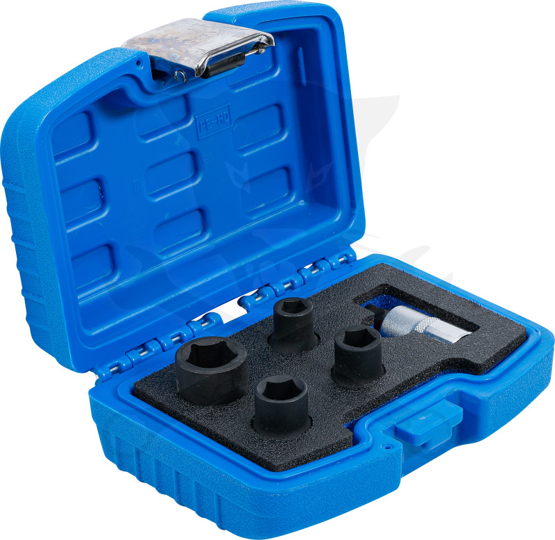 Fékjavító dugókulcs készlet 5 lapú - ötszögű 1/2" 5 db-os BGS