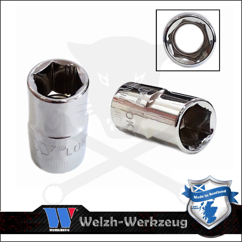 Lok-Typ Dugókulcs - crowafej 3/8" 13 mm 6 lap alacsony - Welzh