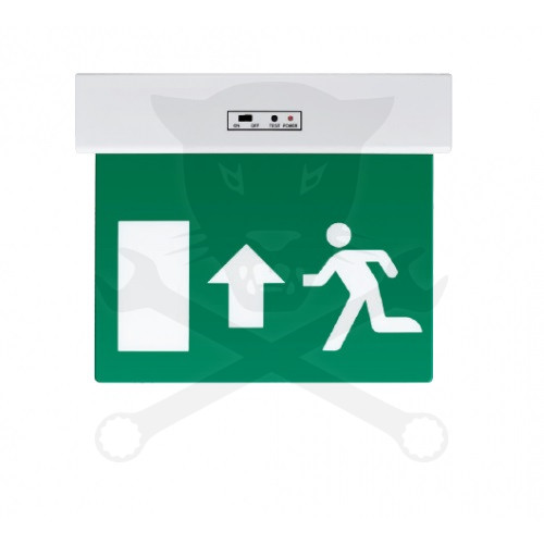 Lámpatest, vészvilágító LED "Exit" Felfelé nyíl ELMARK