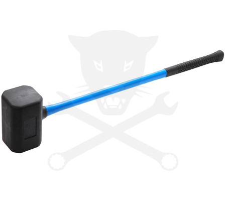 Kalapács gumi 105 x 105 mm - 4500 g acélsörétes BGS