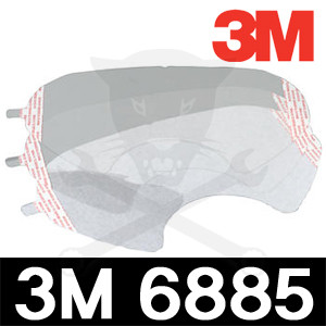 Szűrő álarc -légzésvédő teljesálarc-hoz Látómező Védőfólia 1 db-os 3M
