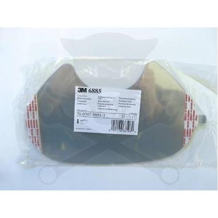 Szűrő álarc -légzésvédő teljesálarc-hoz Látómező Védőfólia 1 db-os 3M