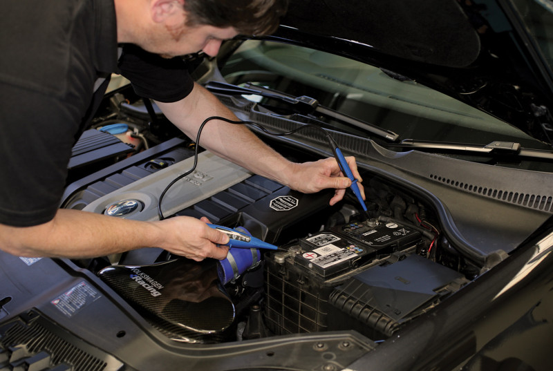 Autóipari áramkör feszültség teszter Hybrid 2 pólus 12V - 600V- Laser