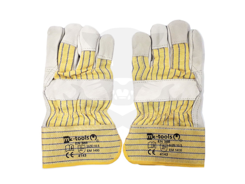 Kesztyű hasított marhabőr 10.5-es XL Sárga EN4143 -