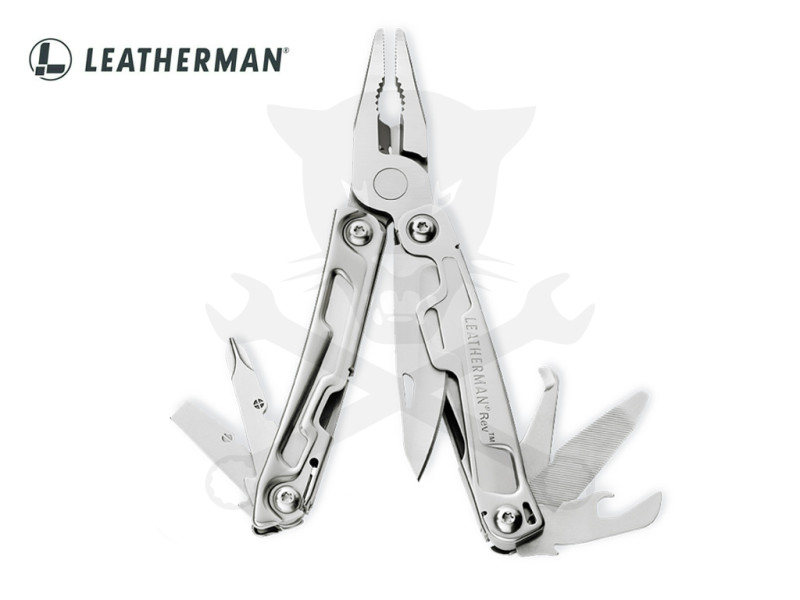 Multifunkciós szerszám Leatherman Rev króm