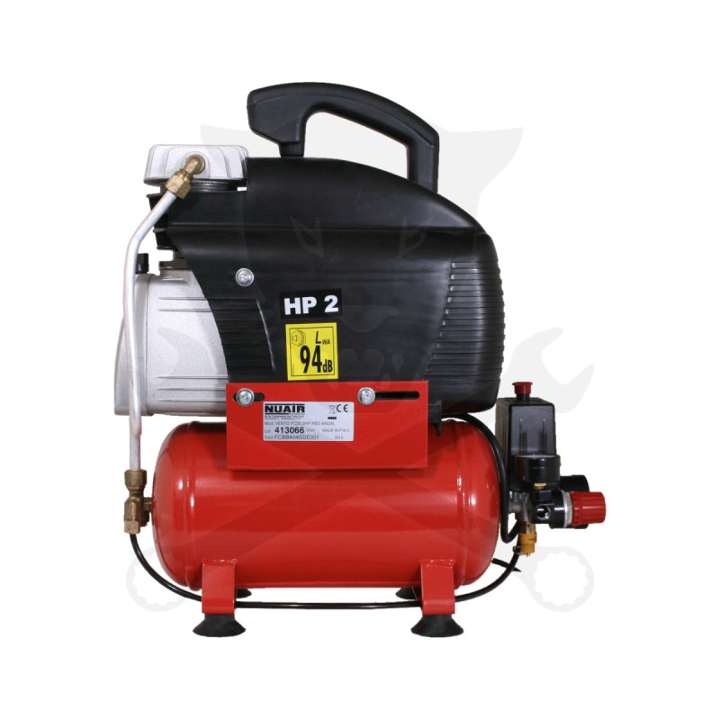 Kompresszor, dugattyús 6L 1,5 KW 8 bar 230V NUAIR (FC2/6)