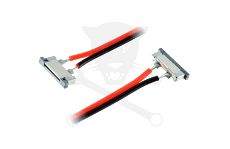 Betáp csatlakozó kéteres vezetékkel - LED szalaghoz ELMARK