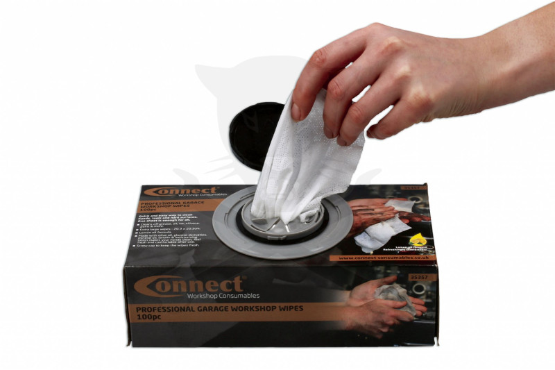 Kéztisztító törlőkendő - 100 db-os Laser -