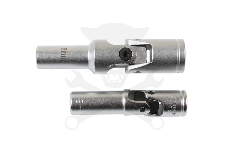 Izzítógyertya-kulcs készlet csuklós 3 db-os 8-9-10 mm-extra vékony