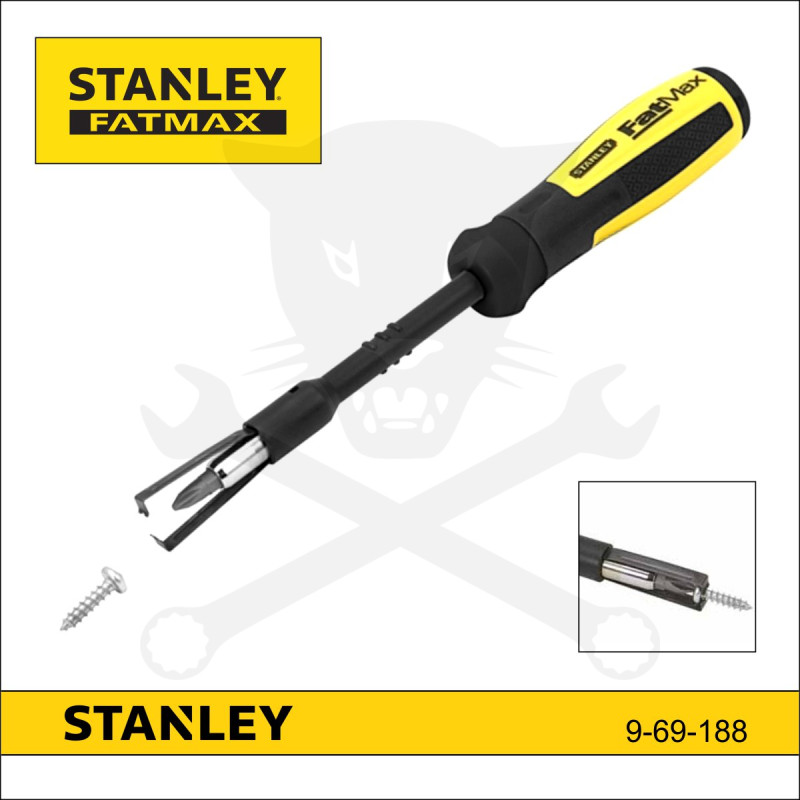 Bit tartó, nyelezett, csavarmegtartóval 1/4" - Stanley FatM.