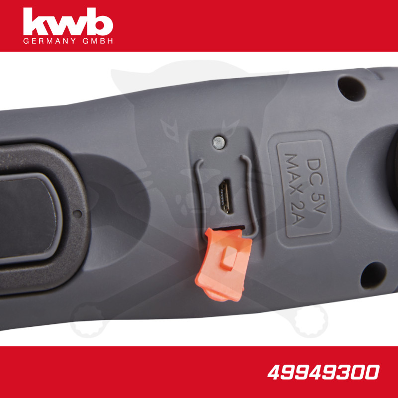 Szerelőlámpa LED 01 COB + 1 ledes dönthető akkus 422 lm - KWB