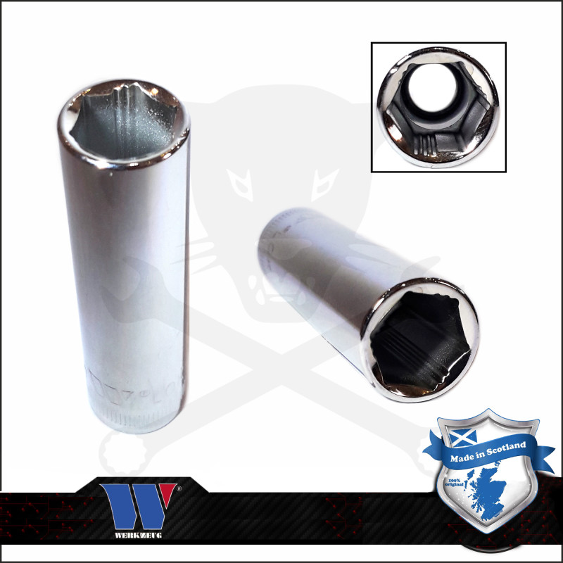 Lok-Typ Dugókulcs - crowafej 3/8" 13 mm 6 lap hosszú - Welzh