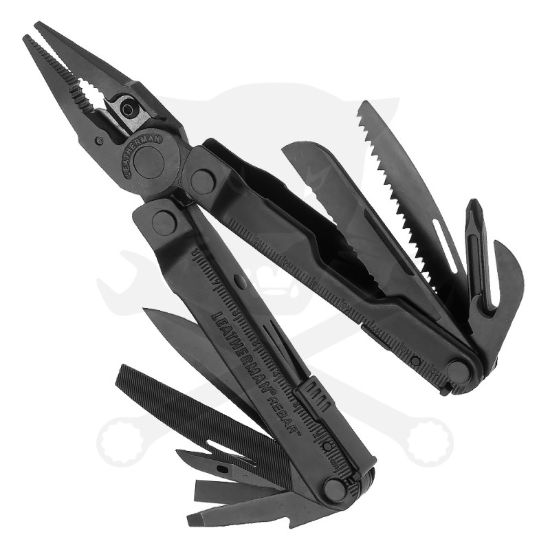 Multifunkciós szerszám Leatherman REBAR + Molle fekete tok -