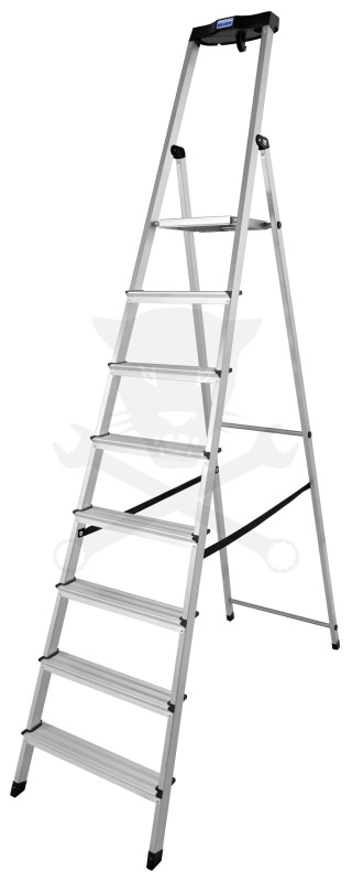 Létra ALU lépcsőfokos álló 1x 8 fokos - Krause Monto SAFETY
