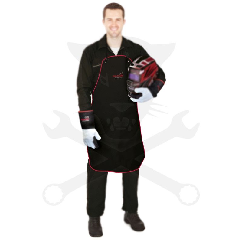 Hegesztéshez 1 db Bőrköpeny 900 x 600 mm - lángálló - Lincoln