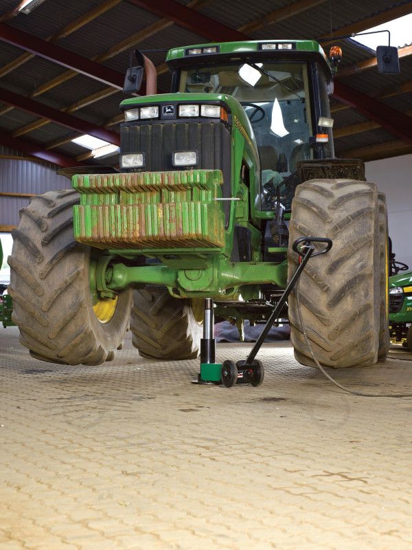 Emelő levegős 28 t - szimpla teleszkópos - 350-580 (780) mm - COMPAC