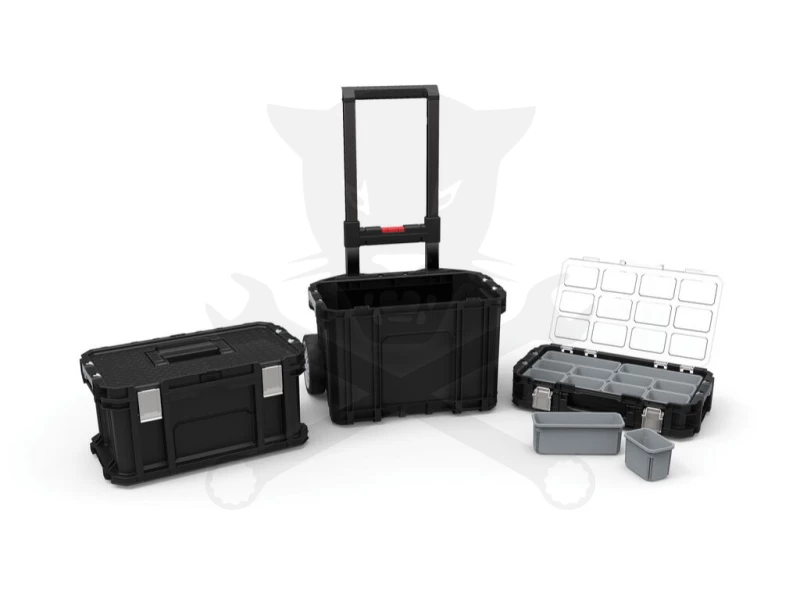 Szerszámos láda, gurulós - 88 L tárolórendszer Connect - KETER